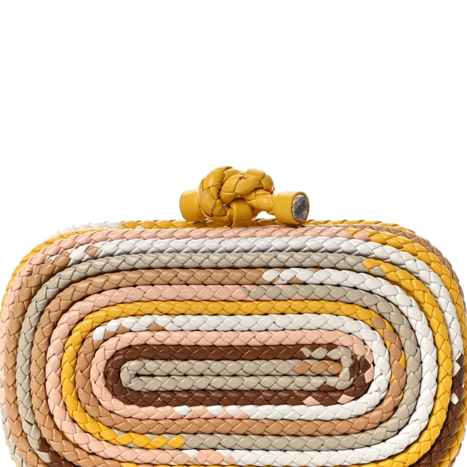 Bottega Veneta Nappa Intrecciato Braided Knot Clutch Multicolor 10 of 11