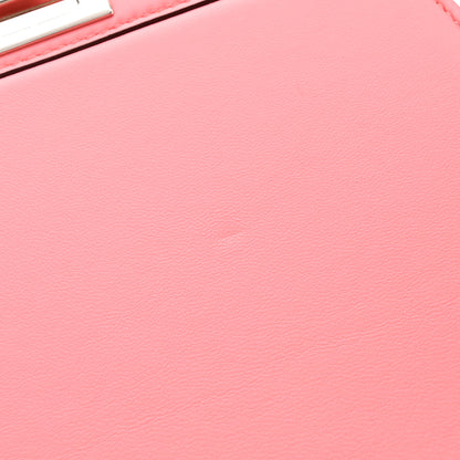 Fendi Shiny Nappa Petite Peekaboo I SEE U Satchel Pink Dalia 11 of 12