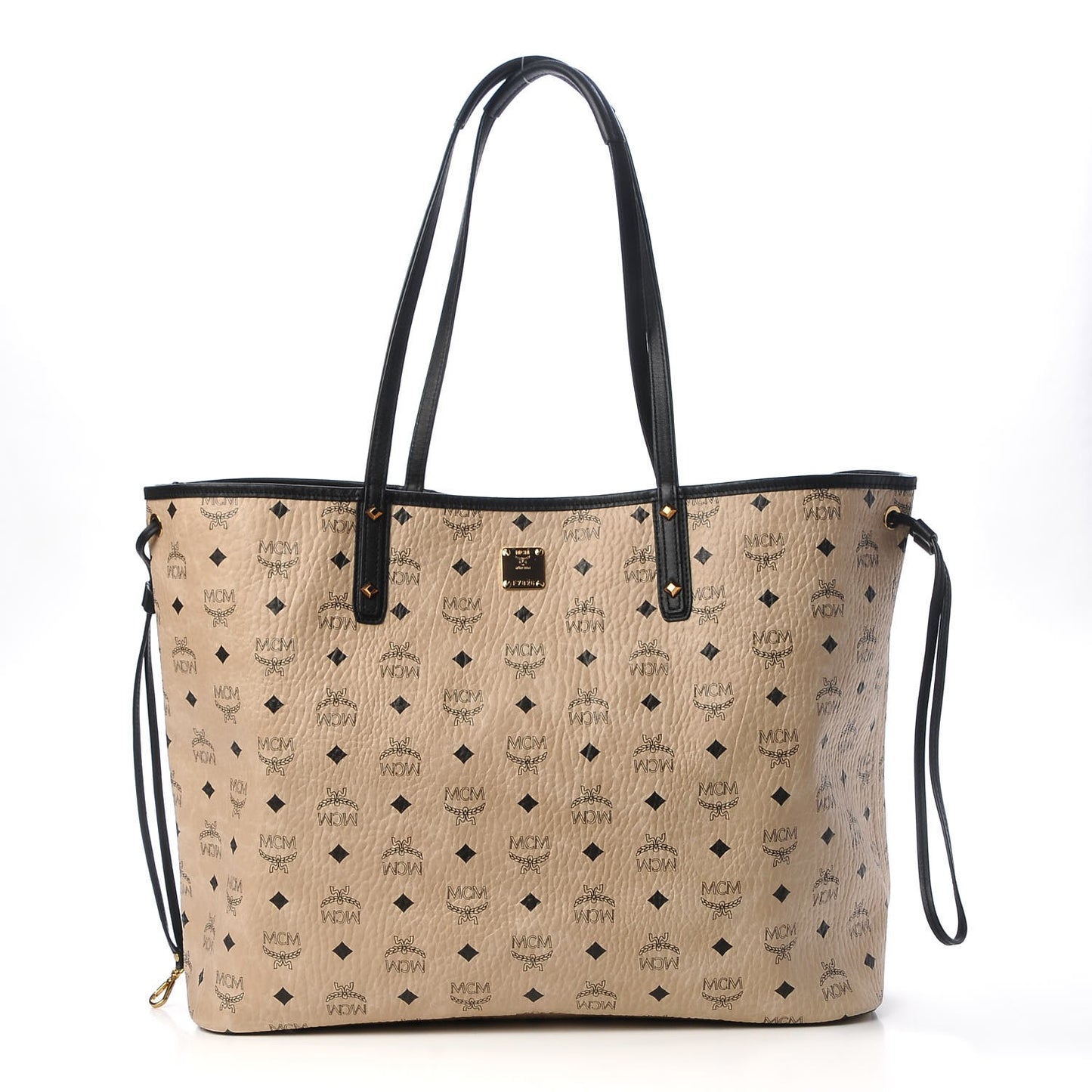 Visetos Large Reversible Shopper Tote Beige