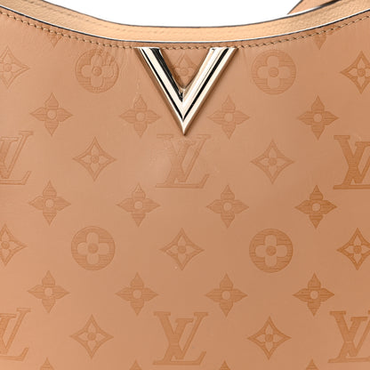 Louis Vuitton Cuir Plume Cuir Ecume Very Hobo Sesame Creme 7 of 12