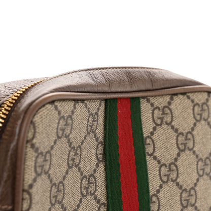 Gucci GG Supreme Monogram Web Mini Ophidia Shoulder Bag Brown 12 of 16