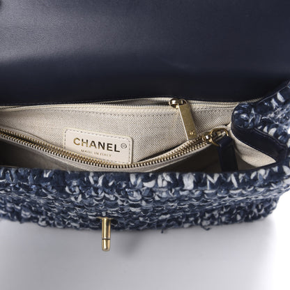 Chanel Crochet Small Coco Handle Flap Blue 8 of 11
