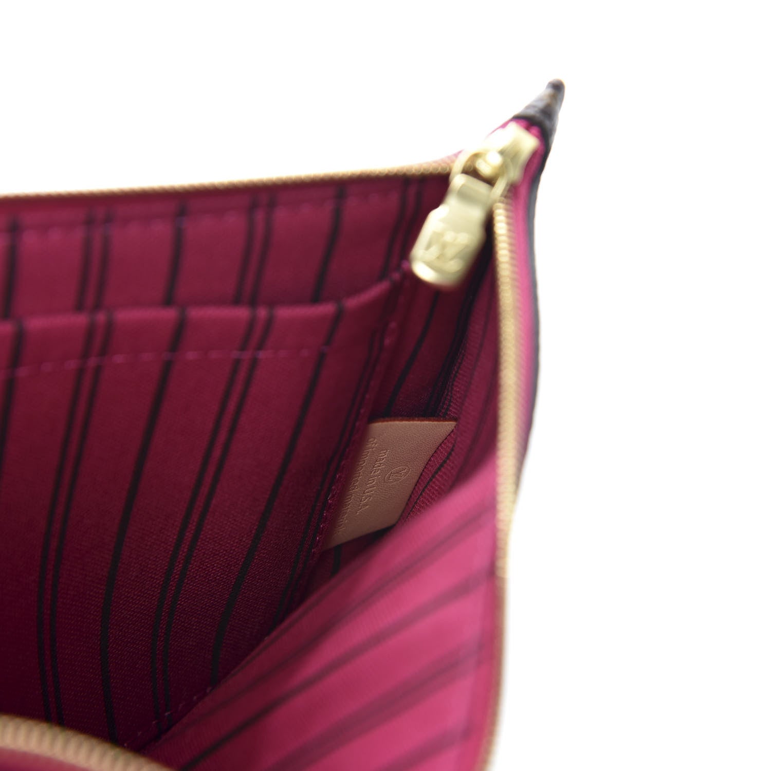 Louis Vuitton Monogram Neverfull MM GM Pochette Pivoine 7 of 8