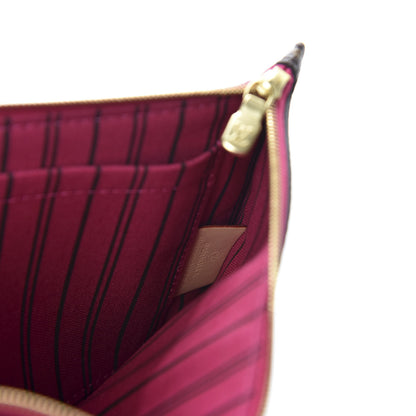 Louis Vuitton Monogram Neverfull MM GM Pochette Pivoine 7 of 8