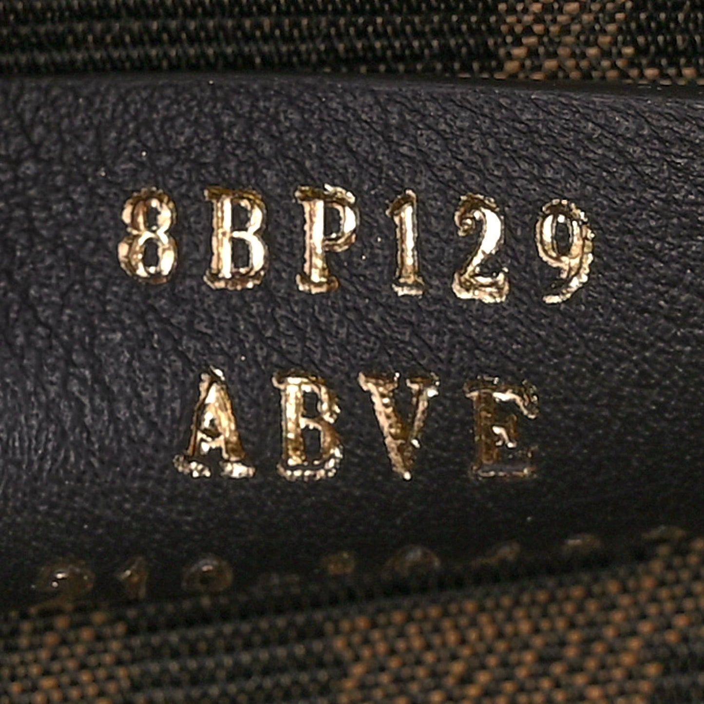 Shiny Nappa Small Fendi First Black