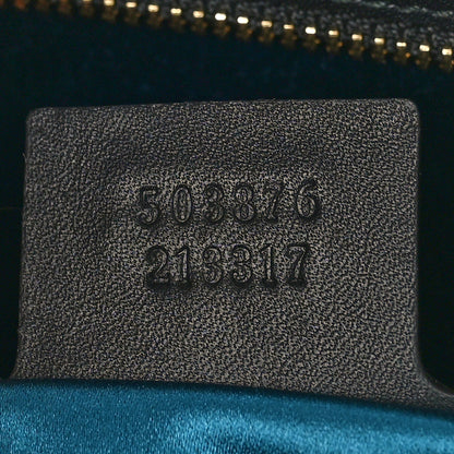 Gucci Suede Patent Web Medium Ophidia Chain Shoulder Bag New Shamarock Black 8 of 13