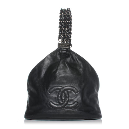Chanel Lambskin Mini Rock and Chain Hobo Black 1 of 8