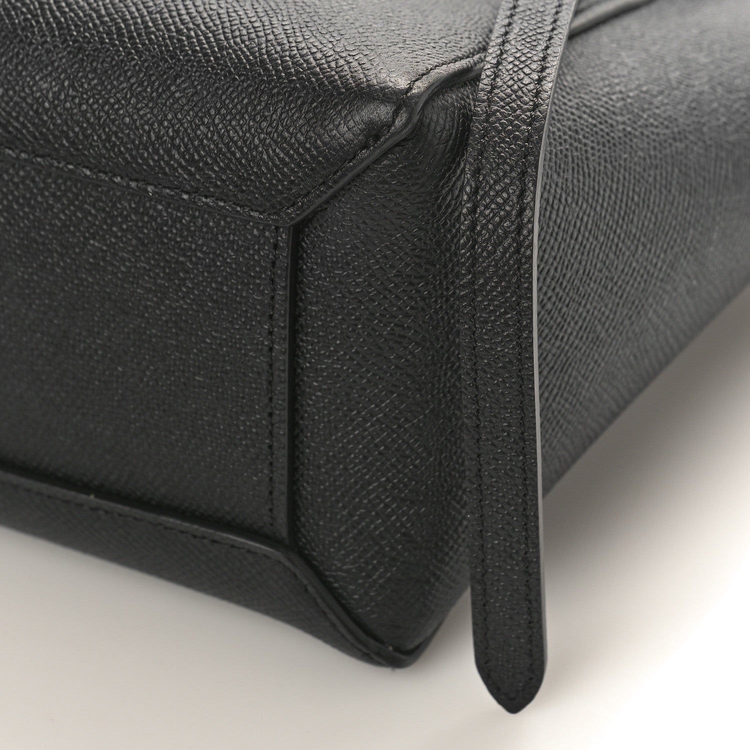 Celine Grained Calfskin Nano Belt Bag Black 7 of 7
