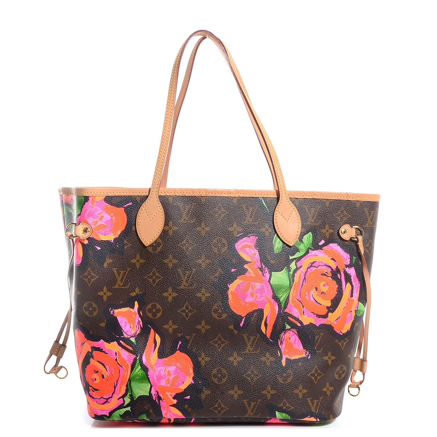 Louis Vuitton Monogram Roses Neverfull MM 1 of 7