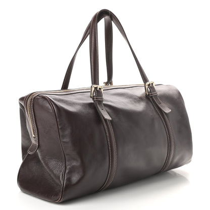 Gucci Calfskin Large Britt Boston Dark Brown 3 of 10