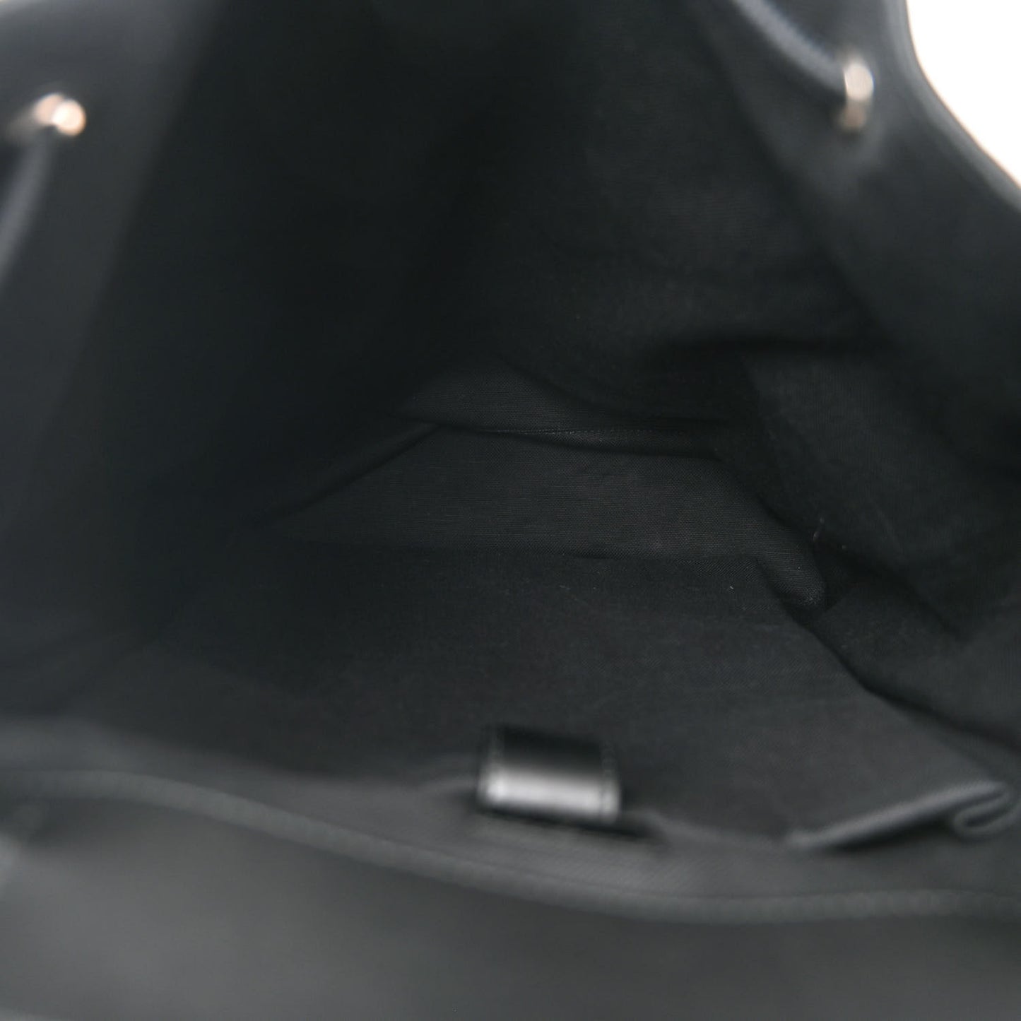 Soft GG Supreme Monogram Calfskin Web Double Buckle Backpack Black