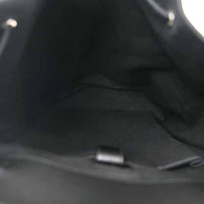 Gucci Soft GG Supreme Monogram Calfskin Web Double Buckle Backpack Black 5 of 11