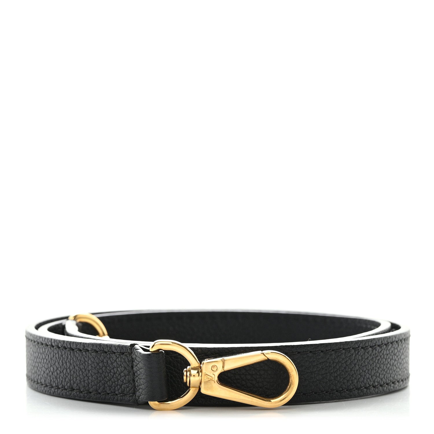 Louis Vuitton Calfskin Shoulder Strap Black 1 of 4