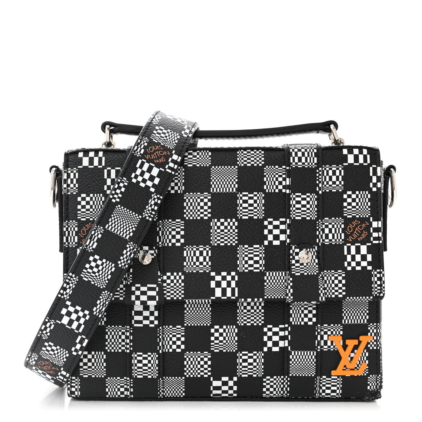 Damier Distorted Flap Soft Trunk Messenger
