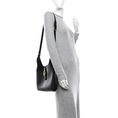Gucci Goatskin Medium Aphrodite Shoulder Bag Black 2 of 9