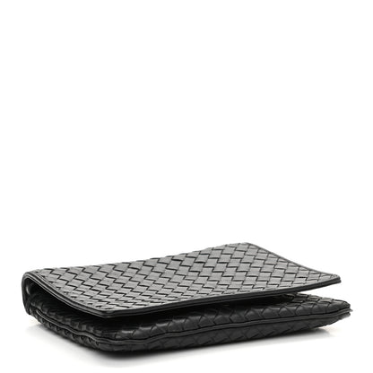Bottega Veneta Nappa Intrecciato Crossbody Messenger Flap Black 4 of 12