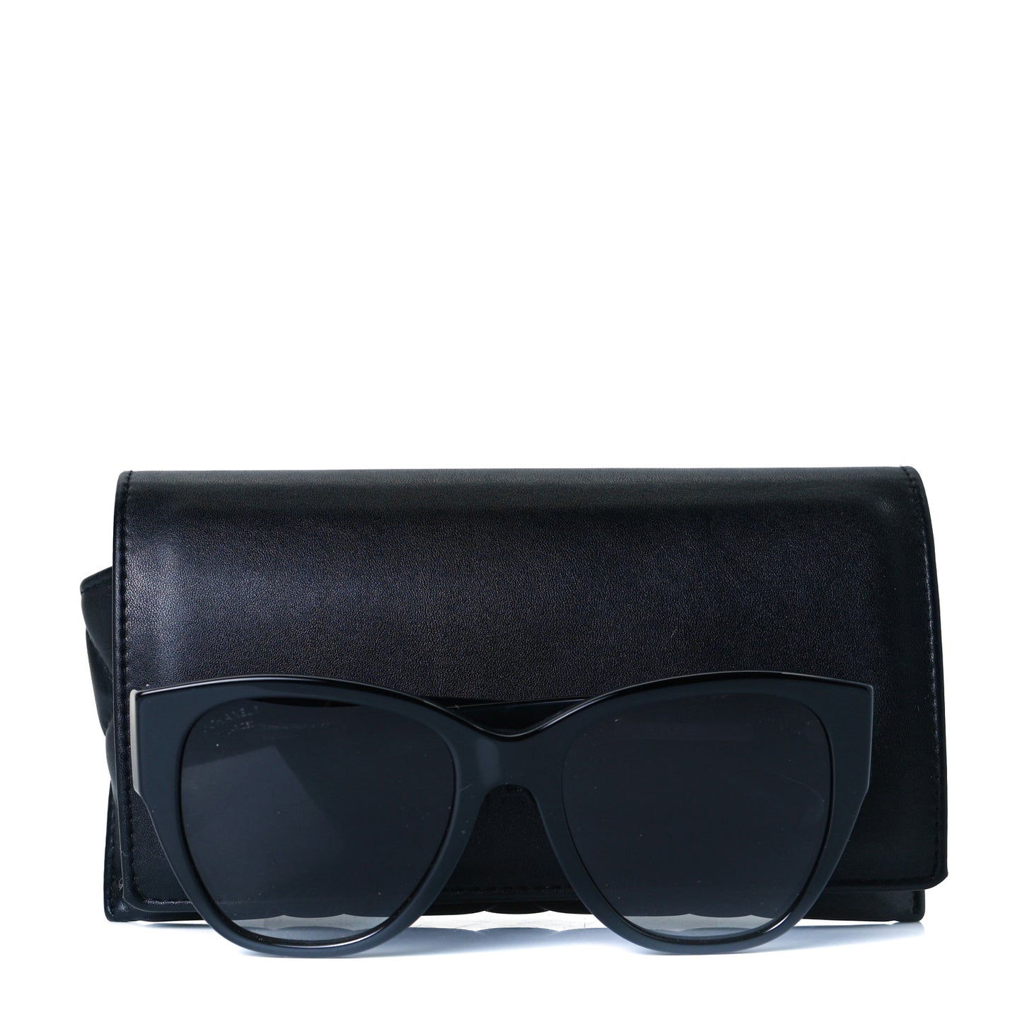 Acetate Polarized Butterfly CC Sunglasses 5412 Black