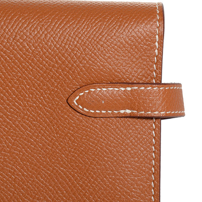 Hermes Epsom Kelly Longue Wallet Gold 10 of 16