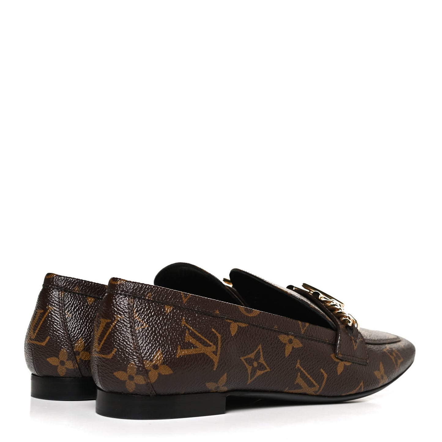 Monogram Upper Case Flat Loafer 38