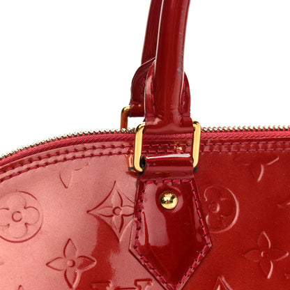 Louis Vuitton Vernis Alma MM Pomme D'Amour 11 of 15