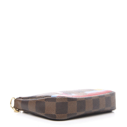 Louis Vuitton Damier Ebene 2016 Christmas Animation Mini Pochette Accessories 3 of 8