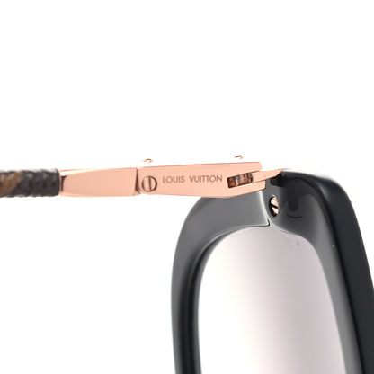 Louis Vuitton Monogram Acetate Charlotte Sunglasses Z0781W Black 6 of 8