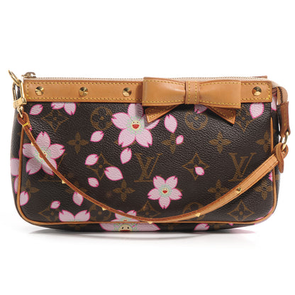 Louis Vuitton Monogram Cherry Blossom Pochette Accessories Brown 1 of 7
