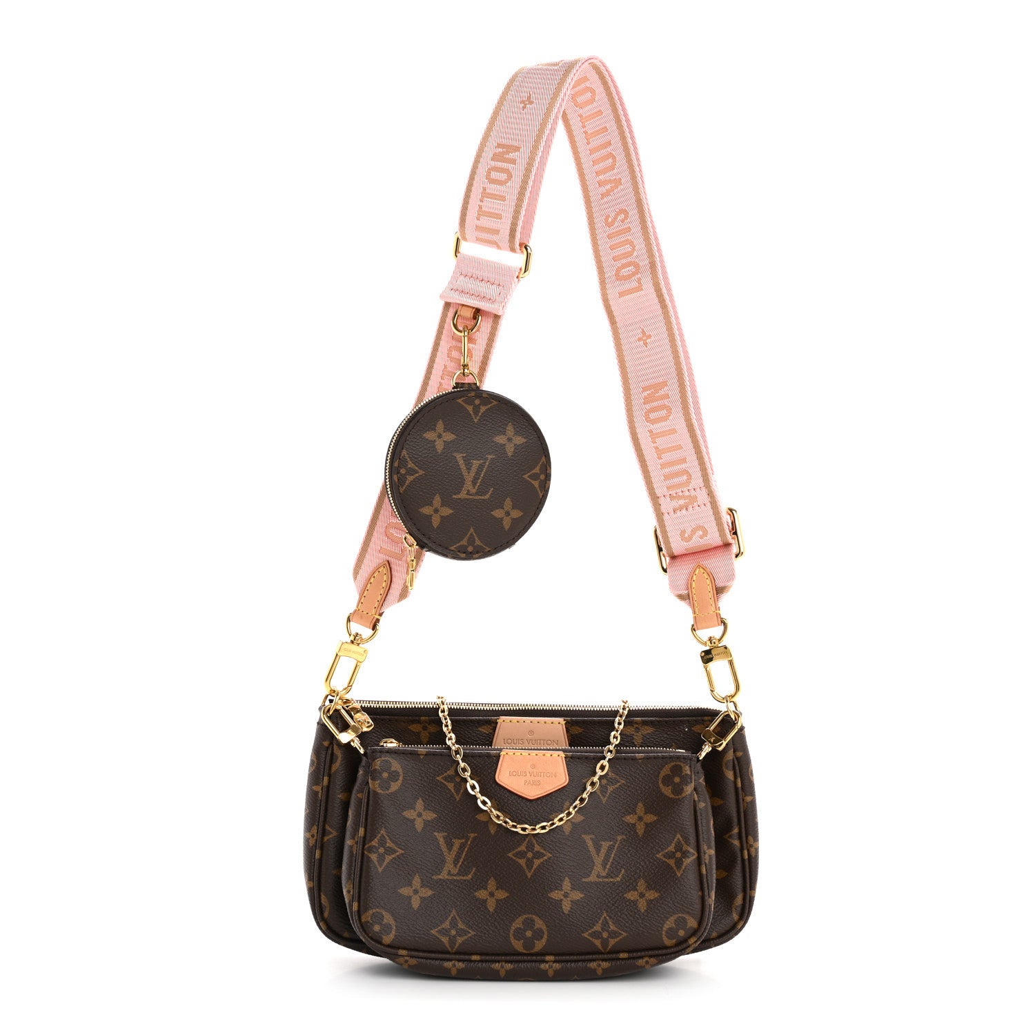 Louis Vuitton Monogram Multi Pochette Accessories Rose Clair 1 of 19