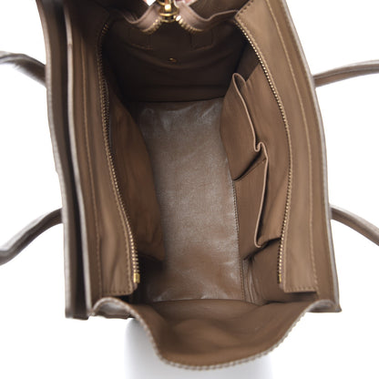 Celine Smooth Calfskin Micro Luggage Camel 5 of 14