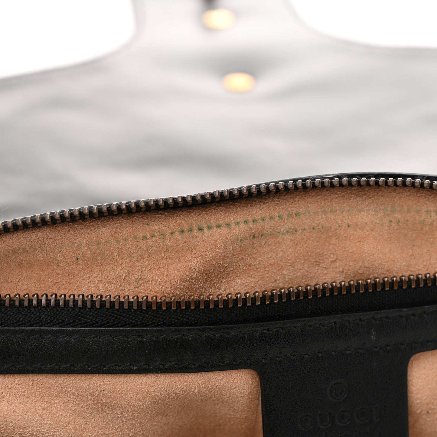 Calfskin Matelasse Medium GG Marmont Shoulder Bag Black