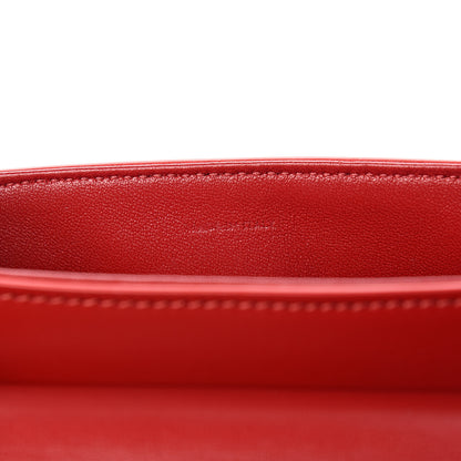 Celine Satinated Calfskin Besace Small 16 Red 6 of 9
