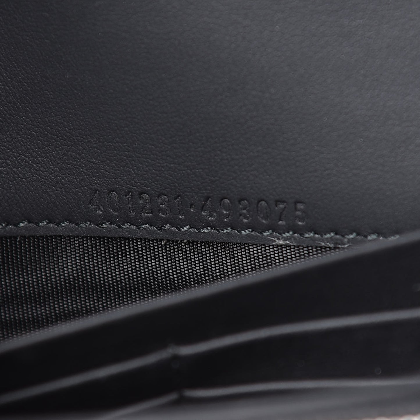 GG Supreme Monogram Mini Dionysus Chain Wallet Beige Black