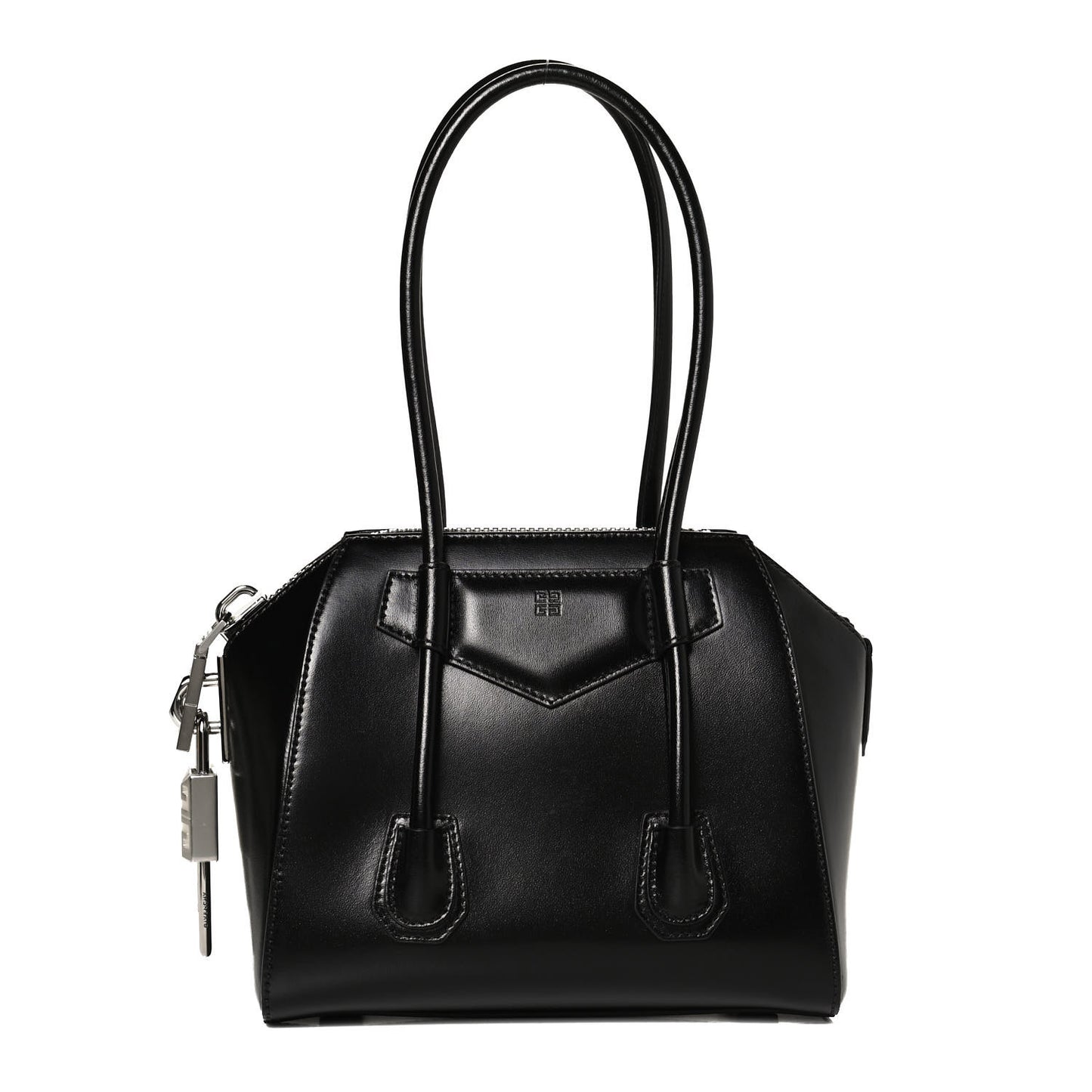Box Calfskin Mini Lock Antigona Black