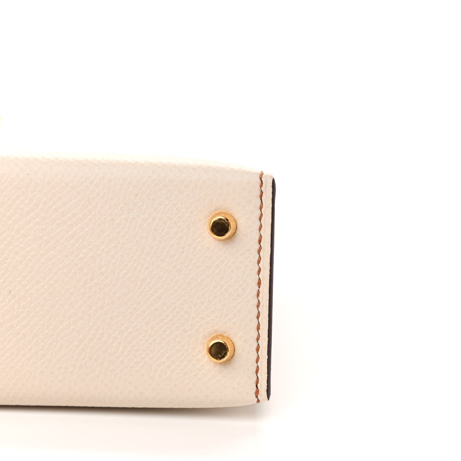 Hermes Epsom Horseshoe Mini Kelly Sellier 20 Nata Gold 8 of 8