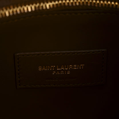 Saint Laurent Suede Small Le 5 A 7 Soft Hobo Caramel Cognac 6 of 11