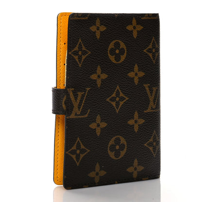 Louis Vuitton Monogram Groom Small Ring Agenda Cover Yellow 3 of 9