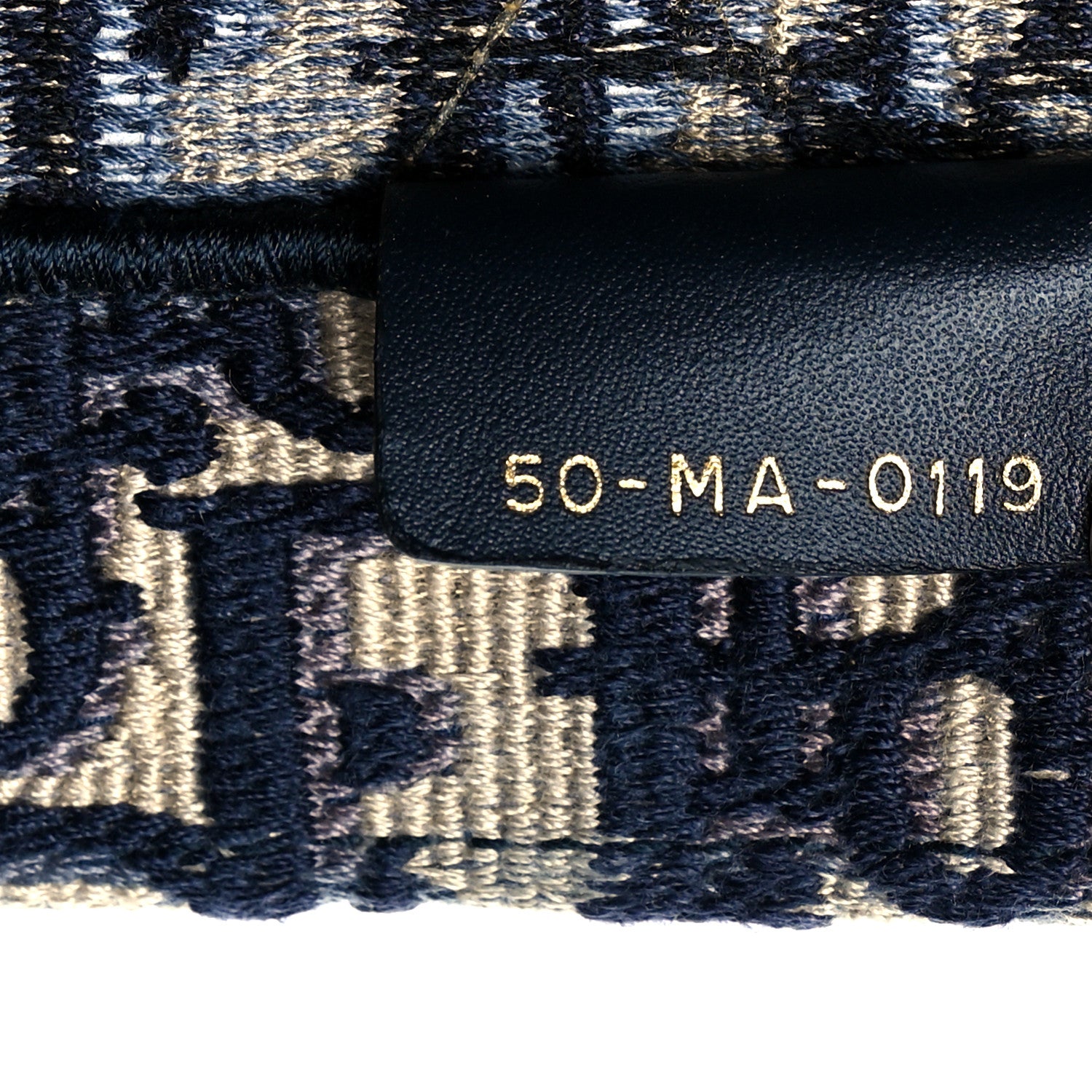 Christian Dior Oblique Book Tote Blue Multicolor 7 of 10