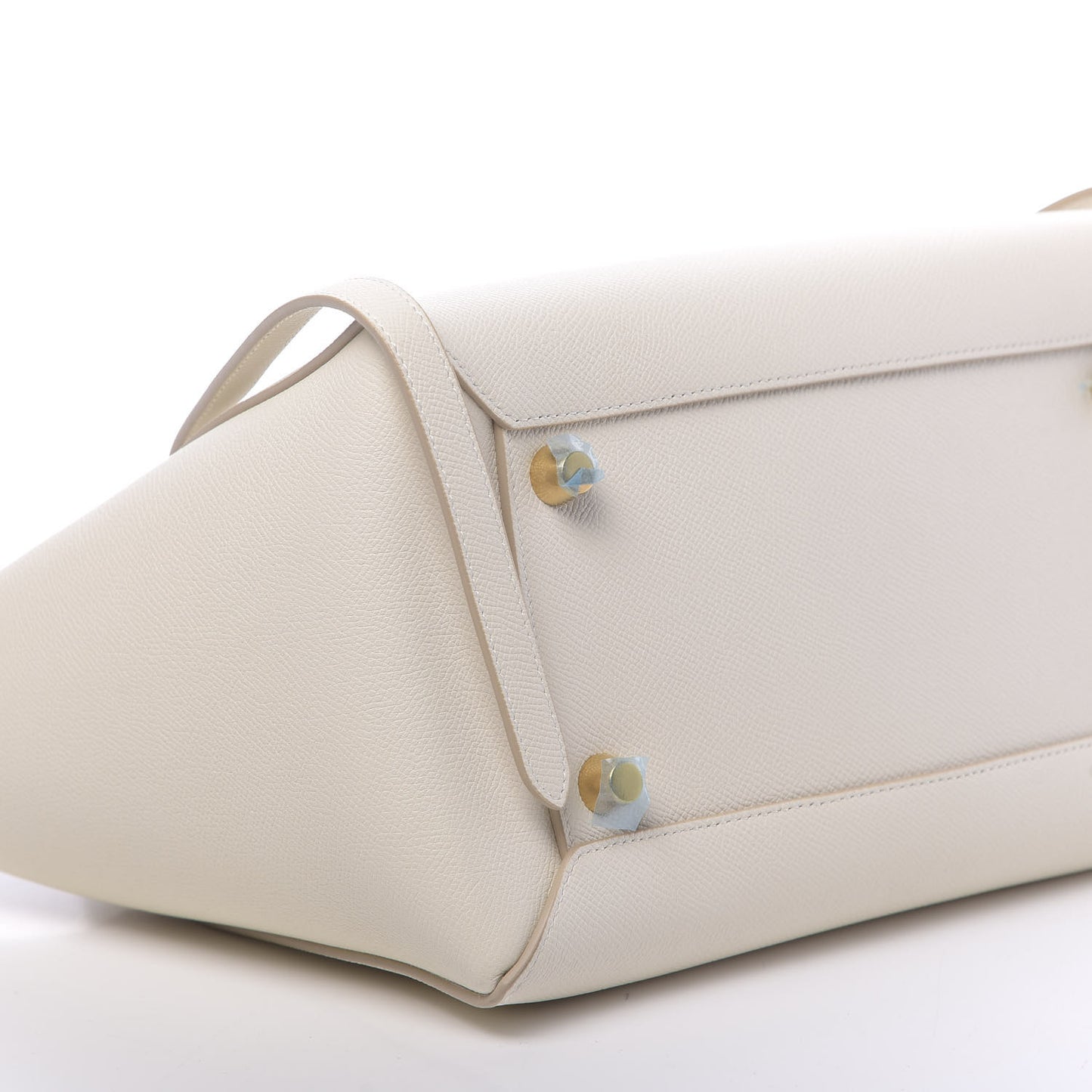 Grained Calfskin Mini Belt Bag White