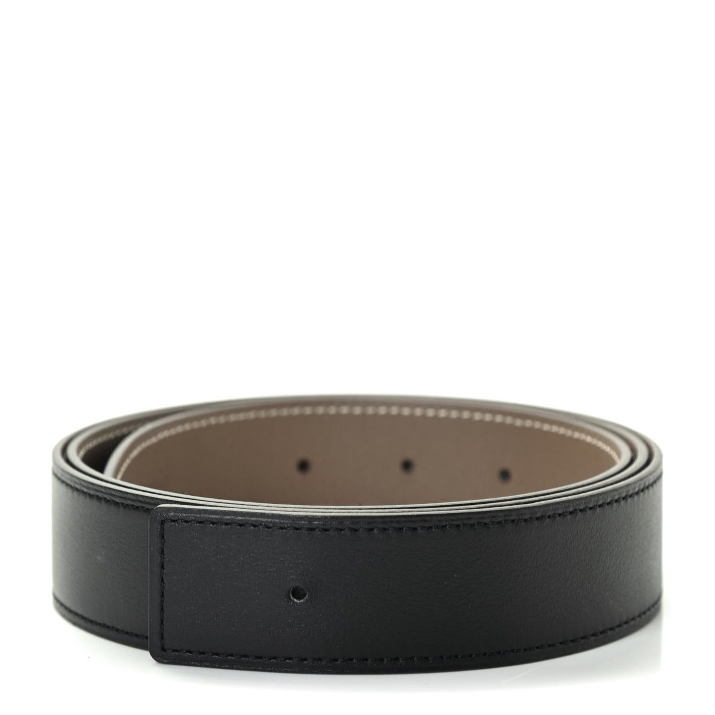 Swift Epsom 32mm Belt Strap Black Etoupe