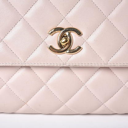 Chanel Lambskin Quilted Medium Trendy CC Flap Pink 11 of 23