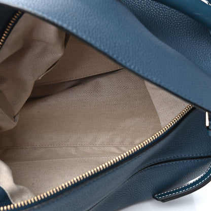 Loewe Calfskin Medium Puzzle Bag Dark Blue 4 of 4