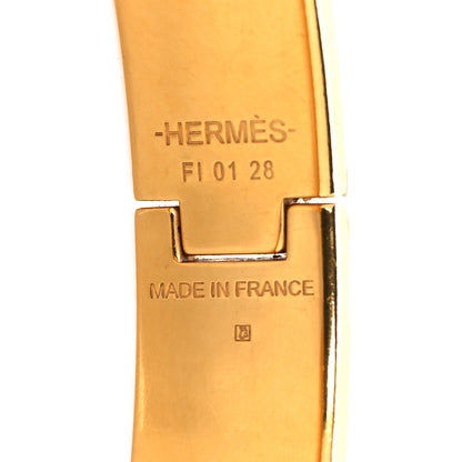 Hermes Enamel Narrow Clic Clac H Bracelet PM Marron Glace 6 of 8
