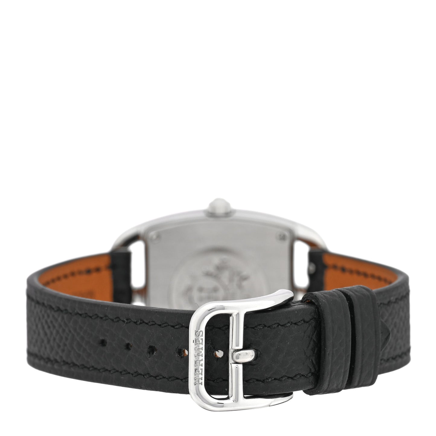 Stainless Steel Epsom Diamond Bezel Mother of Pearl 26mm Cape Cod Tonneau Quartz Watch Noir