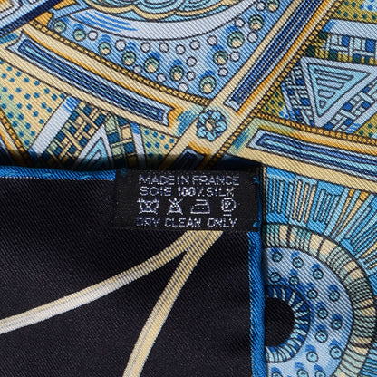 Hermes Silk Les Domes Celestes Scarf 90 7 of 7
