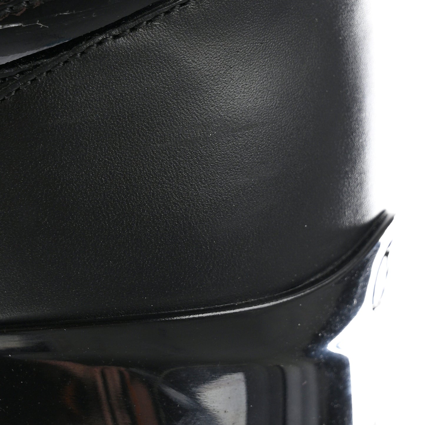 Calfskin Run Away Sneakers 36 Black