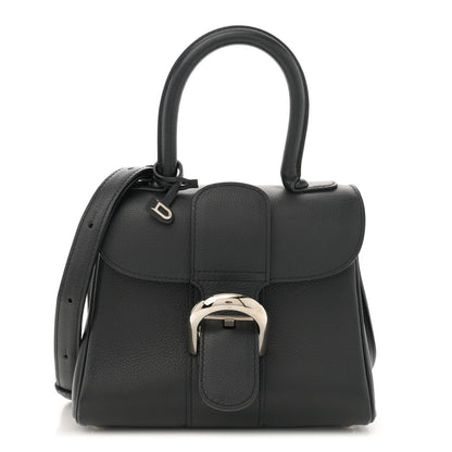 Delvaux Grained Calfskin Mini Brillant Satchel Black 1 of 16