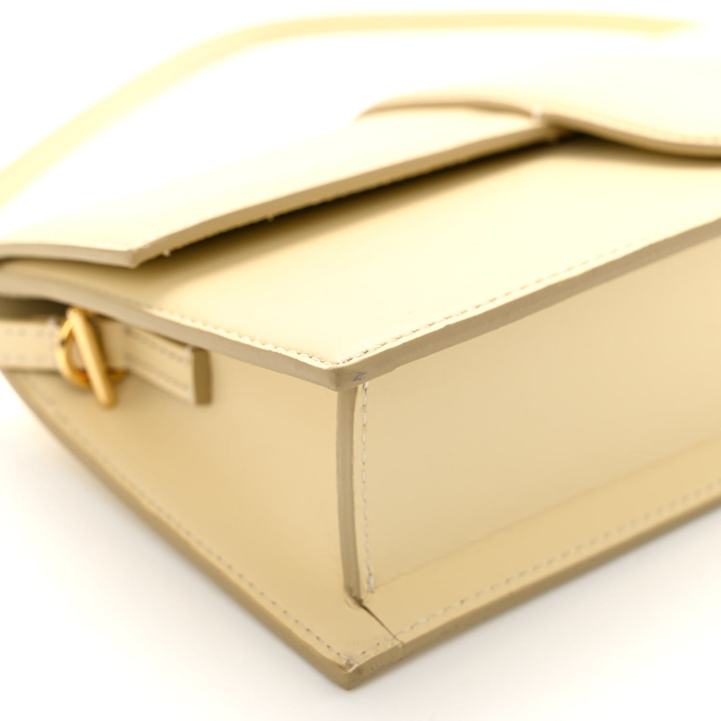 Smooth Calfskin Le Bambino Long Ivory