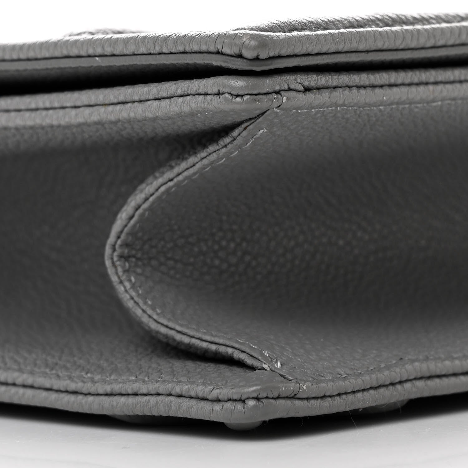 Christian Dior Grained Calfskin Medium Diorama Flap Bag Gris 9 of 12