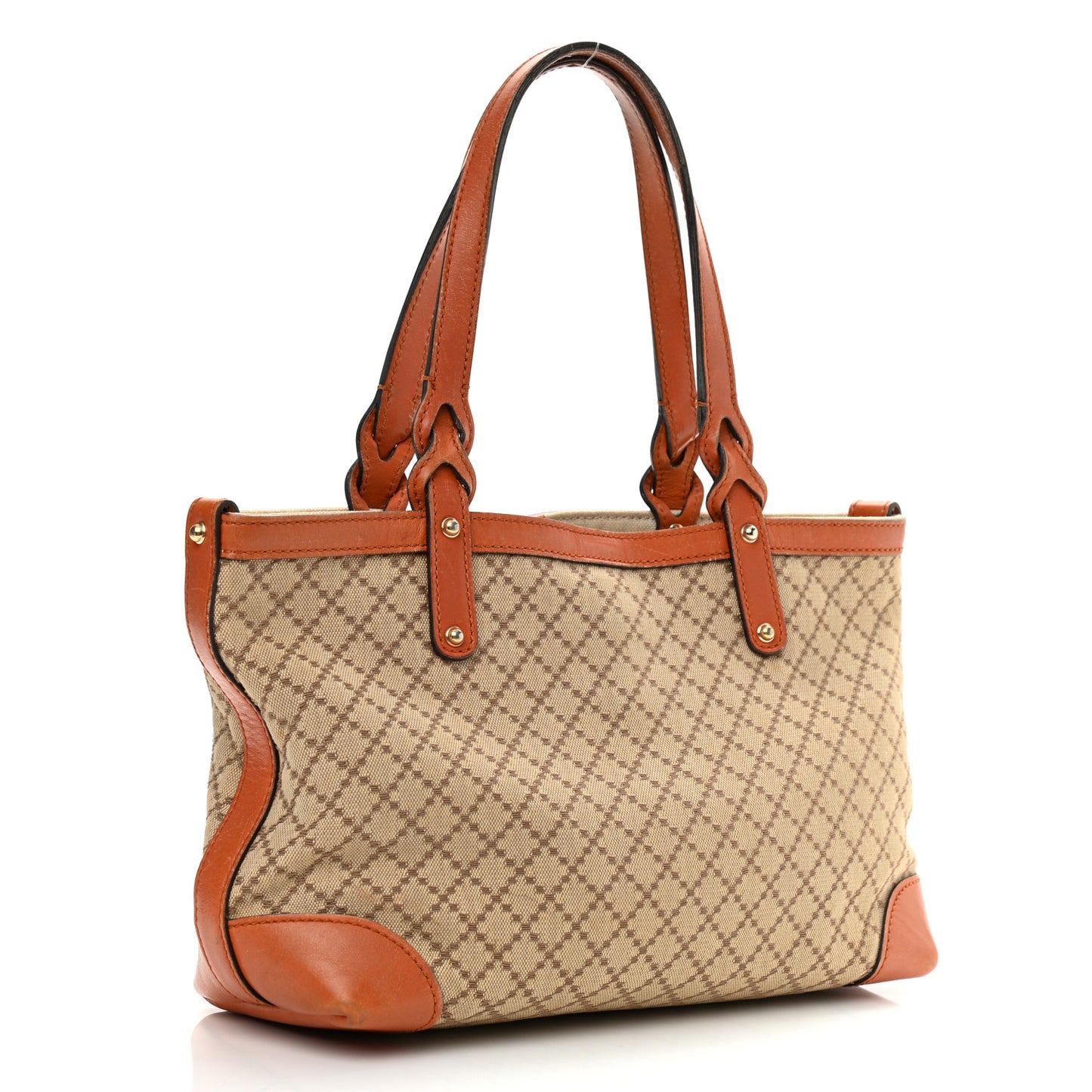 Diamante Small Craft Tote Orange