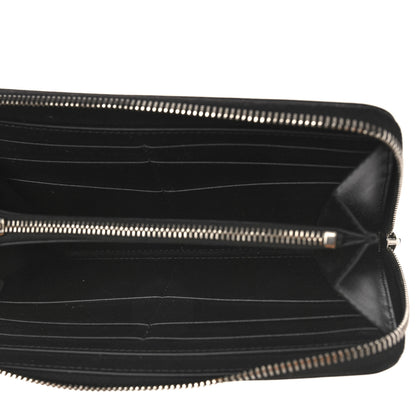 Givenchy Calfskin Logo Zip Around Wallet Black 5 of 8